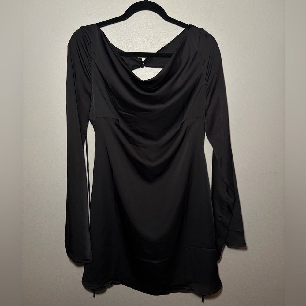 Meshki Black Long Sleeve Dress